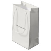 Langsame, stetige, einfache Geschenktasche – Minim Kleine Geschenktüte (Rückseite Schrägansicht)