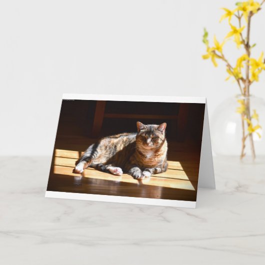 Langsame Tage, Karte (Gelbe Blume)