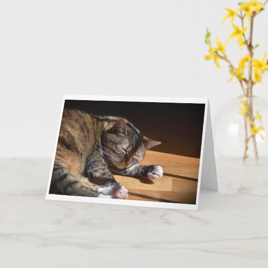 Langsame Tage, Karte (Gelbe Blume)