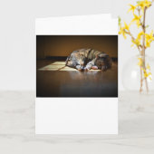 Langsame Tage, Karte (Gelbe Blume)