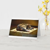 Langsame Tage, Karte (Gelbe Blume)