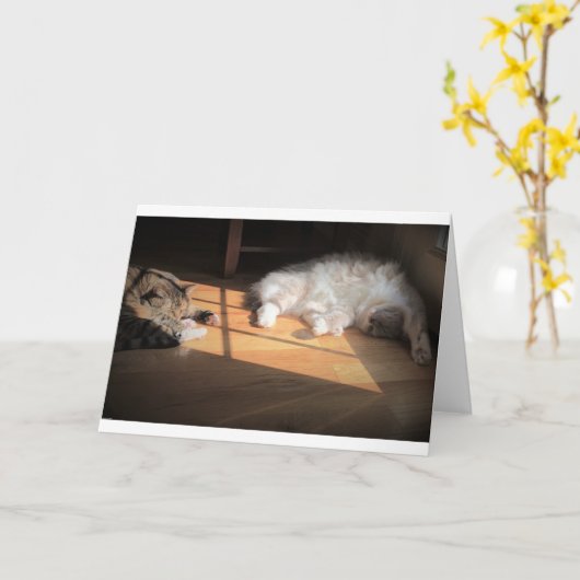 Langsame Tage, Karte (Gelbe Blume)