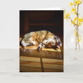 Langsame Tage, Karte (Gelbe Blume)