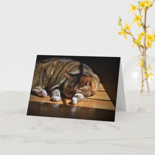 Langsame Tage, Karte (Gelbe Blume)