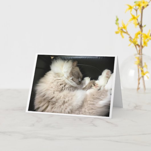 Langsame Tage, Karte (Gelbe Blume)