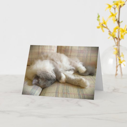 Langsame Tage, Karte (Gelbe Blume)