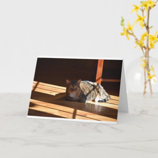 Langsame Tage, Karte (Gelbe Blume)