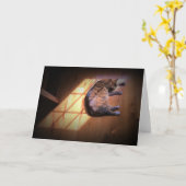 Langsame Tage, Karte (Gelbe Blume)