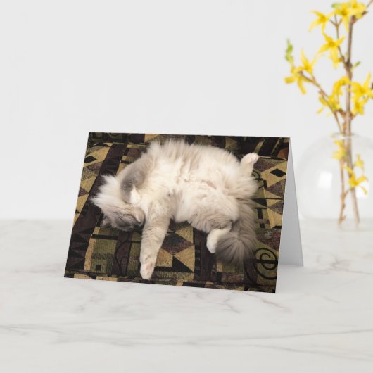 Langsame Tage, Karte (Gelbe Blume)