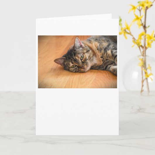 Langsame Tage, Karte (Gelbe Blume)