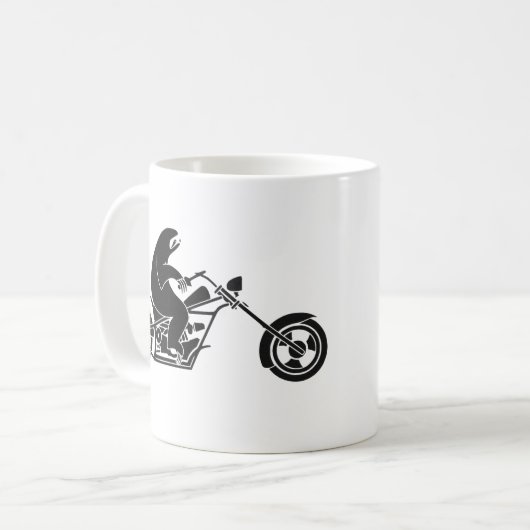 Langsame Trägheit auf einem schnellen Fahrrad Kaffeetasse (Vorderseite Links)
