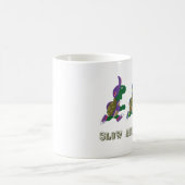 Langsame und beständige Running-Schildkröten Kaffeetasse (Mittel)