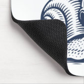 Langsame und mürrische Schnecke Mousepad (Ecke)