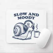 Langsame und mürrische Schnecke Mousepad (Mit Mouse)