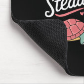 Langsame und stetige Liebe Süßes Pärchen Turteltau Mousepad (Ecke)
