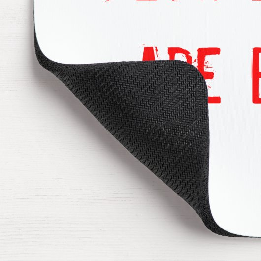 Langsame Zombies Mousepad (Ecke)