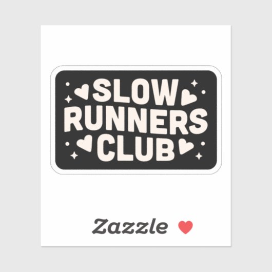 Langsamer Club Aufkleber (Blatt)