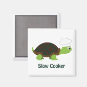 Langsamer Cooker Magnet (Vorderseite/Rückseite)