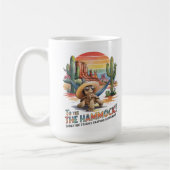 Langsamer Dauerbetrieb Vibes WüstenSunset Kaffeetasse (Links)