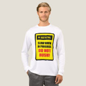 Langsamer Fortschritt in Arbeit Tri-Blend Shirt (Vorderseite komplett)