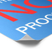 Langsamer Fortschritt ist besser als kein Fortschr Poster (Ecke)