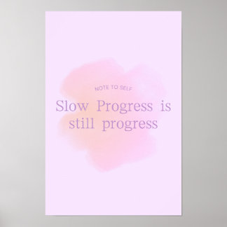 Langsamer Fortschritt Poster