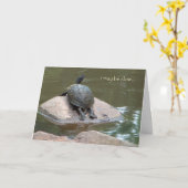 Langsamer Geburtstagskarte Karte (Gelbe Blume)