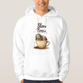 Langsamer Kaffee-Schlauch Hoodie (Vorderseite)
