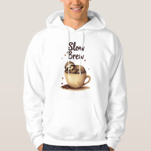 Langsamer Kaffee-Schlauch Hoodie