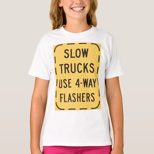 Langsamer Lastwagen T-Shirt (Vorderseite)