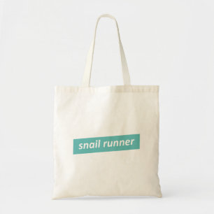Langsamer Läufer. Snail Runner Tragetasche