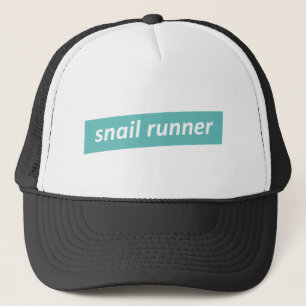 Langsamer Läufer. Snail Runner Truckerkappe