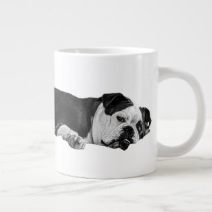 Langsamer Morgen, Lazy Bulldog Jumbo-Tasse