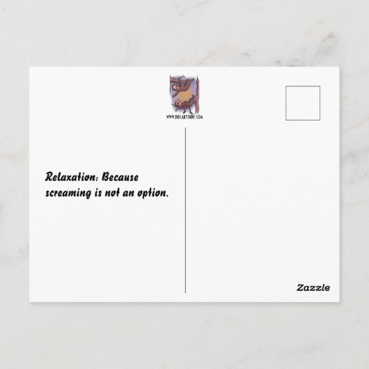 langsamer postkarte (Rückseite)