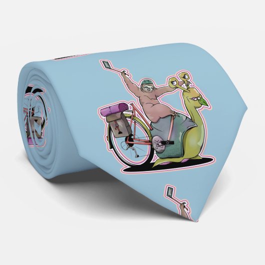 Langsamer Radweg Krawatte (Gerollt)