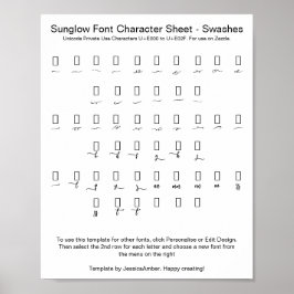 Langsamer Schriftart-Schriftzug-Überschlag für Zaz Poster