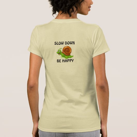 langsamer T - Shirt (Rückseite)