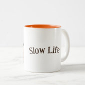 Langsamer Tasse Orange (VorderseiteRechts)