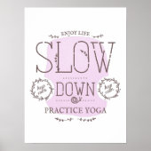 Langsamer TrainingsYoga Poster (Vorne)