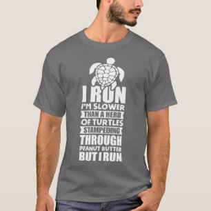 Langsamer Turtle Pub Lazy Athlete T-Shirt