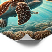 Langsamer und fester Druck, Werteplakat (Matte) Poster (Ecke)