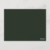 Langsamer und stetiger Bambus-Kletterer Postkarte (Rückseite)