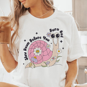 Langsamer werden, bevor du ausbrennst Tri-Blend shirt