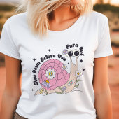 Langsamer werden, bevor du ausbrennst Tri-Blend shirt
