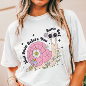 Langsamer werden, bevor du ausbrennst Tri-Blend shirt