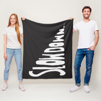 Langsamer werden fleecedecke