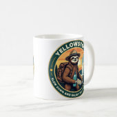 Langsames Abenteuer Yellowstone Kaffeetasse (VorderseiteRechts)