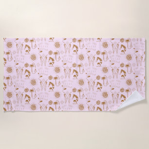 Langsames Design Co Yoga Beach Handtuch