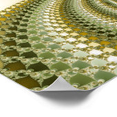 Langsames Drehen - Fraktal Art Poster (Ecke)