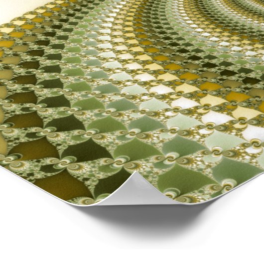 Langsames Drehen - Fraktal Art Poster (Ecke)